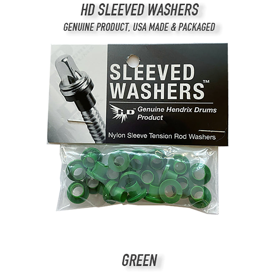Green Sleeved Washers