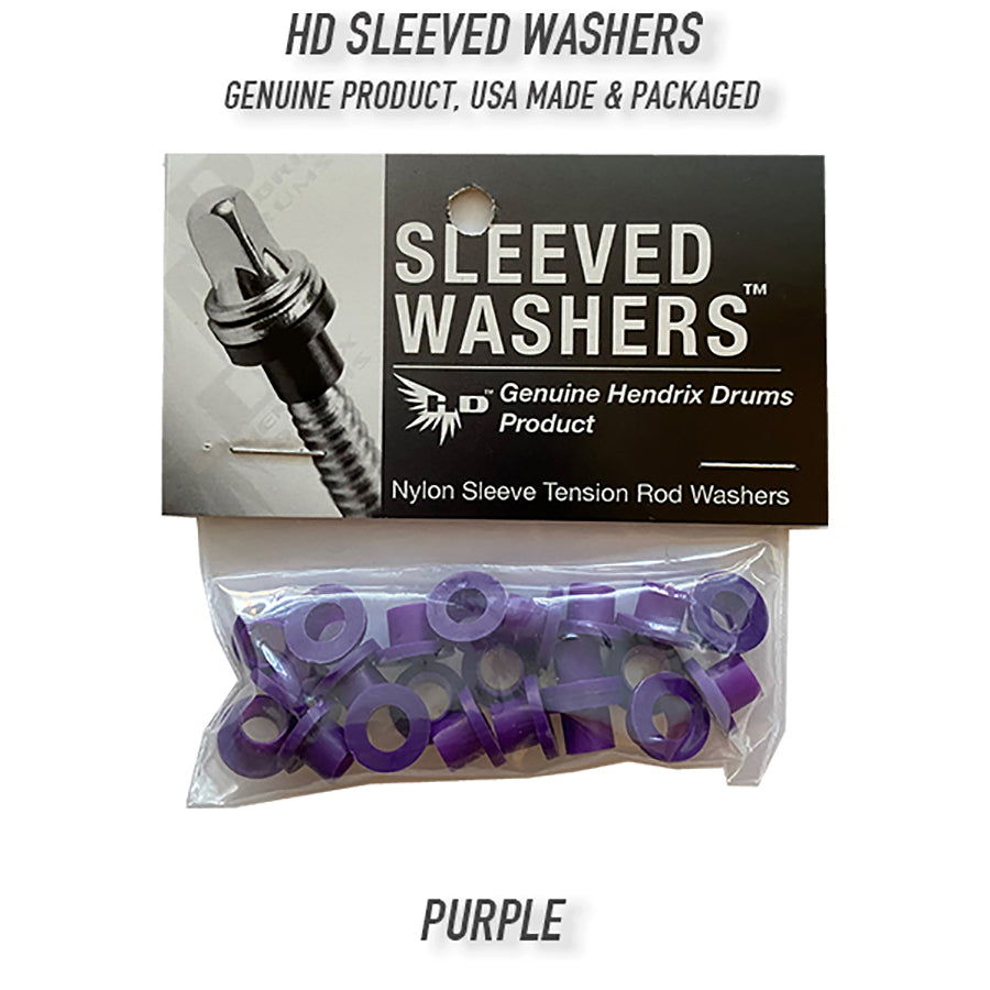 Purple Sleeved Washers