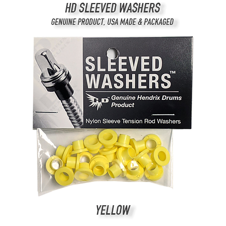 Yellow Sleeved Washers