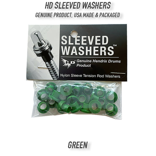 Green Sleeved Washers