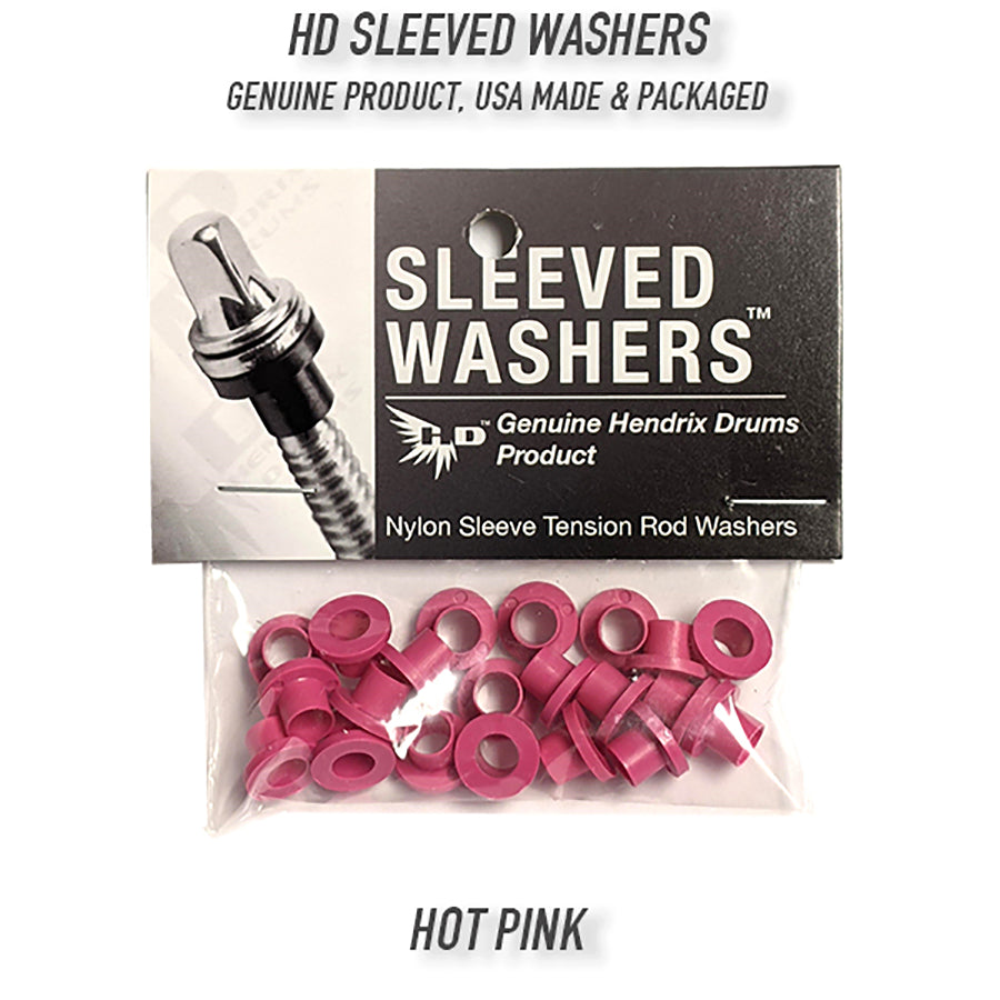 Hot Pink Sleeved Washers