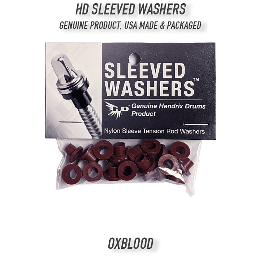 Oxblood Sleeved Washers
