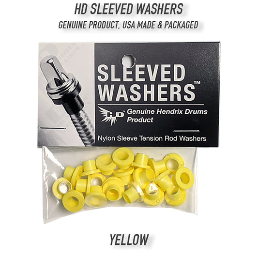 Yellow Sleeved Washers